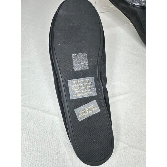 Jeffrey Campbell Nutcracker Black Flats Women's Size 7 Mesh Mules Ballet NWOT - Picture 9 of 10